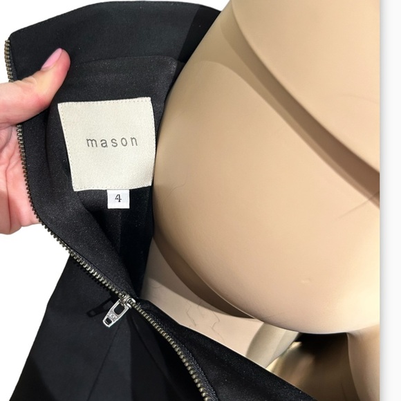 Mason Womens Lambskin Leather Blend Oil Spill and Black Mini Oil Spill and Black - Picture 6 of 6